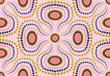 "Blooming Dots-Rose Mustard" Signature Canvas Cotton Fabric