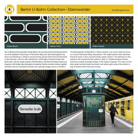 "Eberswalder Straße-Yellow Train" 50x50cm cushion cover