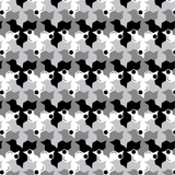 "Geometric Birds-Black and White" Signature Canvas Cotton Fabric