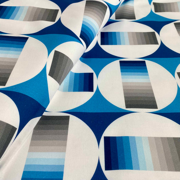 "Ernst-Reuter-Platz Traffic Circle" Elegant Poplin Cotton Fabric