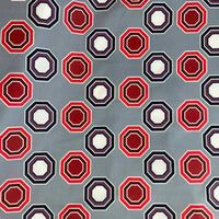 "Vinetastraße-Octagons" Elegant Poplin Cotton Fabric