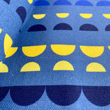 "Rosa-Luxemburg-Platz-Half Circles" Signature Canvas Cotton Fabric