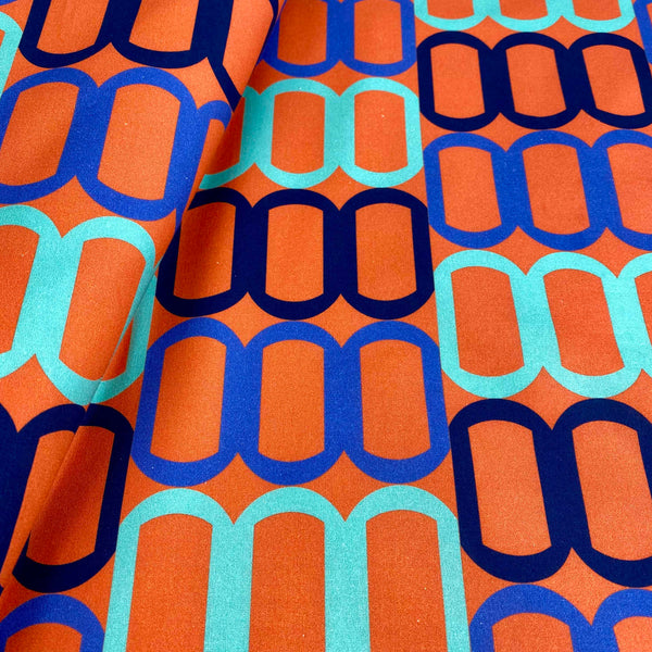 "Spittelmarkt-Windows" Elegant Poplin Cotton Fabric