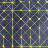 "Eberswalder Straße-Yellow Black" Signature Canvas Cotton Fabric