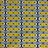 "Eberswalder Straße-Yellow Train" Signature Canvas Cotton Fabric