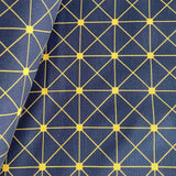"Eberswalder Straße-Yellow Black" Elegant Poplin Cotton Fabric