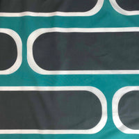 "Eberswalder Straße-Green Black" Elegant Poplin Cotton Fabric