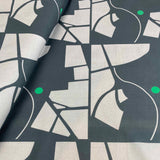 "Potsdamer Platz-1980" Elegant Poplin Cotton Fabric