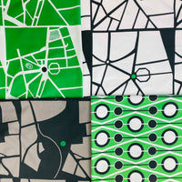 "Potsdamer Platz-1980" Elegant Poplin Cotton Fabric