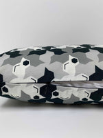 "Geometric Birds-Black and White" 40x40cm cushion cover