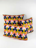 "Geometric Birds-rose mustard" 30x50cm cushion cover