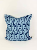 "Whispering Tulips-All Blue" 40x40cm cushion cover