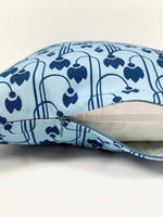 "Whispering Tulips-All Blue" 40x40cm cushion cover