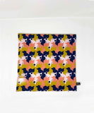 "Geometric Birds-rose mustard" 40x40cm cushion cover