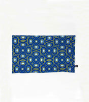 "Blooming Dots-Blue" 30x50cm cushion cover