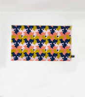 "Geometric Birds-rose mustard" 30x50cm cushion cover