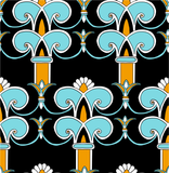 "Klosterstraße-Columns" Elegant Poplin Cotton Fabric