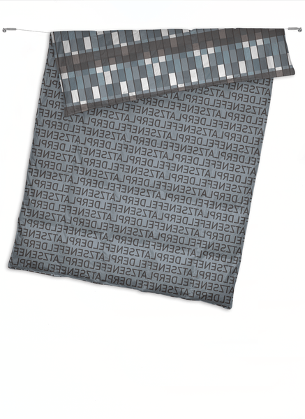 "Senefelderplatz-Bricks/Text On Light" Duvet Cover 135x200cm
